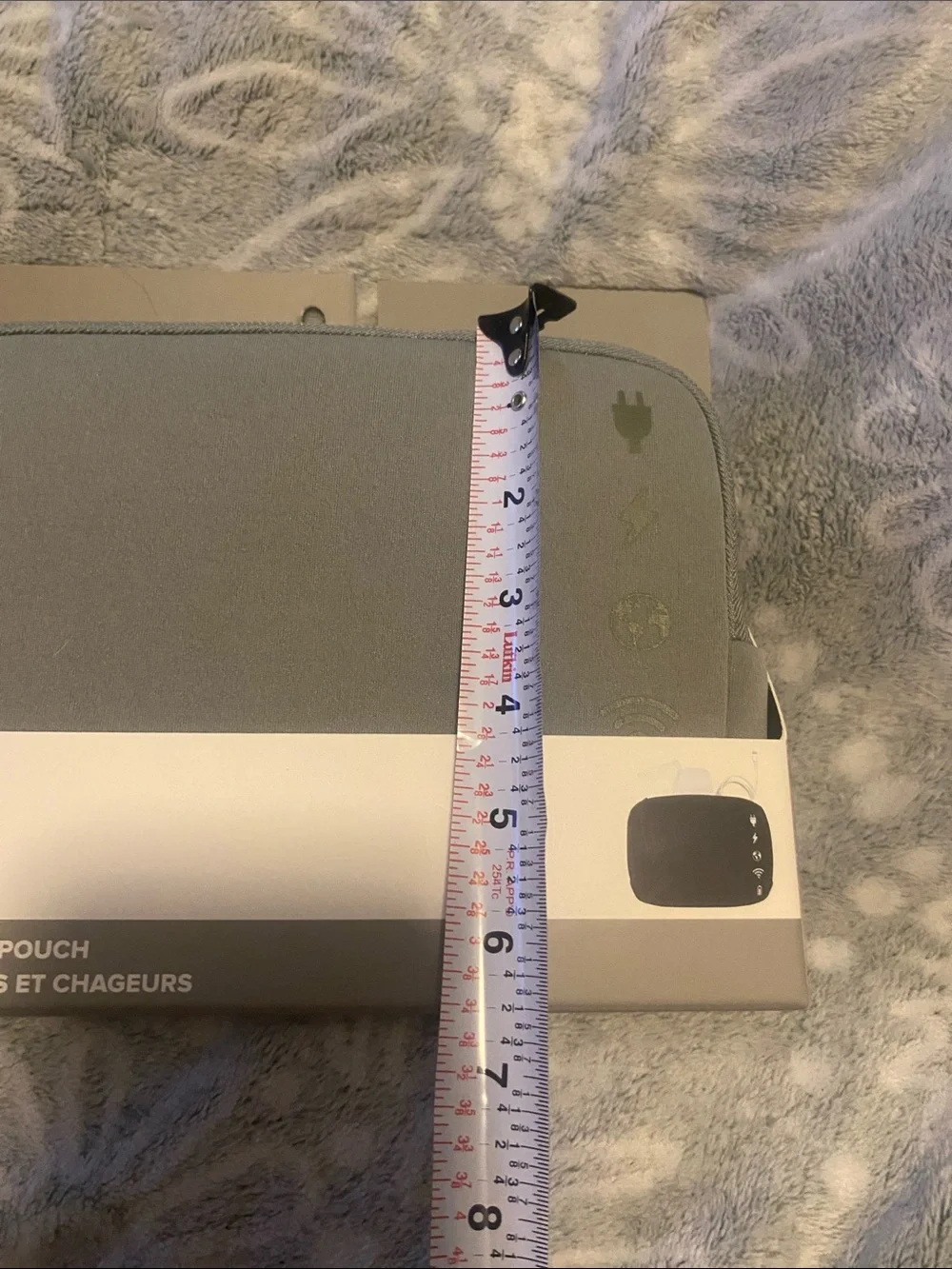 mine Gray Tech Accessories Pouch Organizer